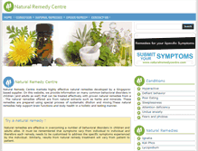 Tablet Screenshot of naturalremedycentre.com